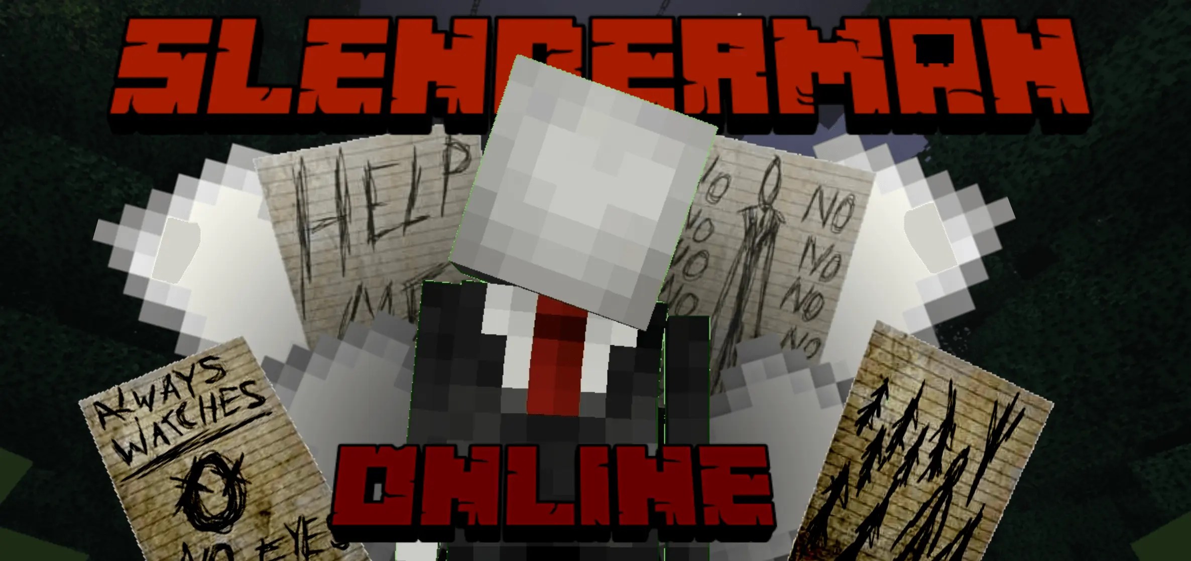 Slenderman Online Minecraft Map 1774003981 Slenderman