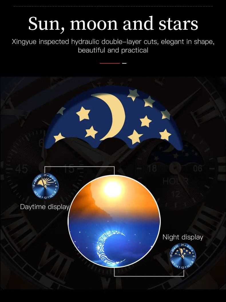 Moon Phase men's watches