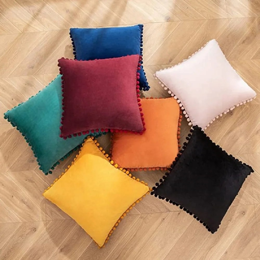 Velvet Throw Pillow Covers