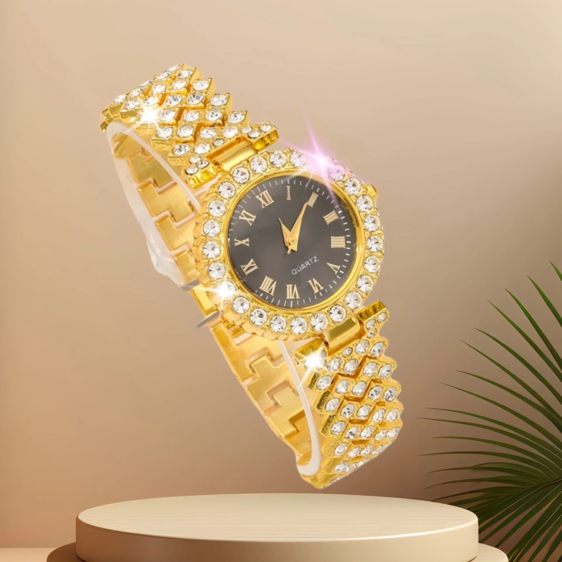 Fashionable women's quartz watch set