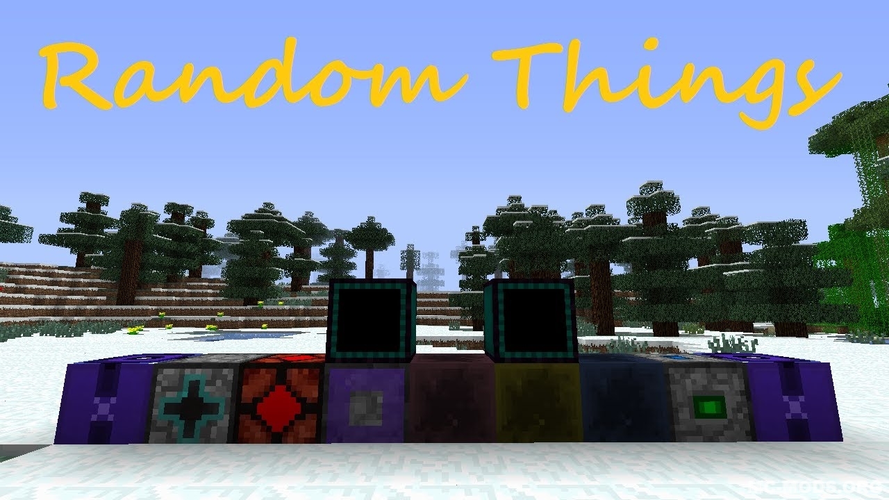 Random Things Mod 1 12 2 1 11 2 Objects And Mechanics That Are