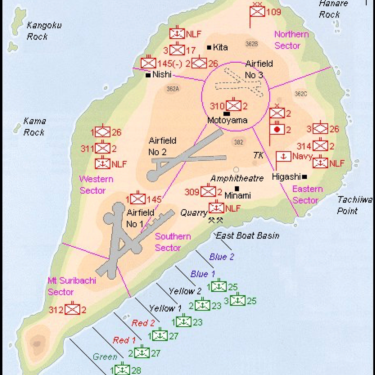 Battle Of Iwo Jima Map Maps Location Catalog Online Iwo Jima Maps9 