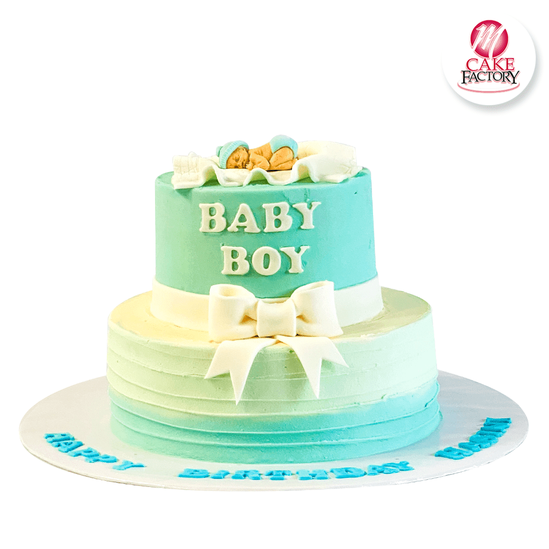 Baby Shower Birthday Cake (2.5kg) M Cake Factory