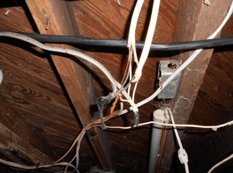 Open Wiring Splices In Your Attic Are Dangerous Mccall Enterprises