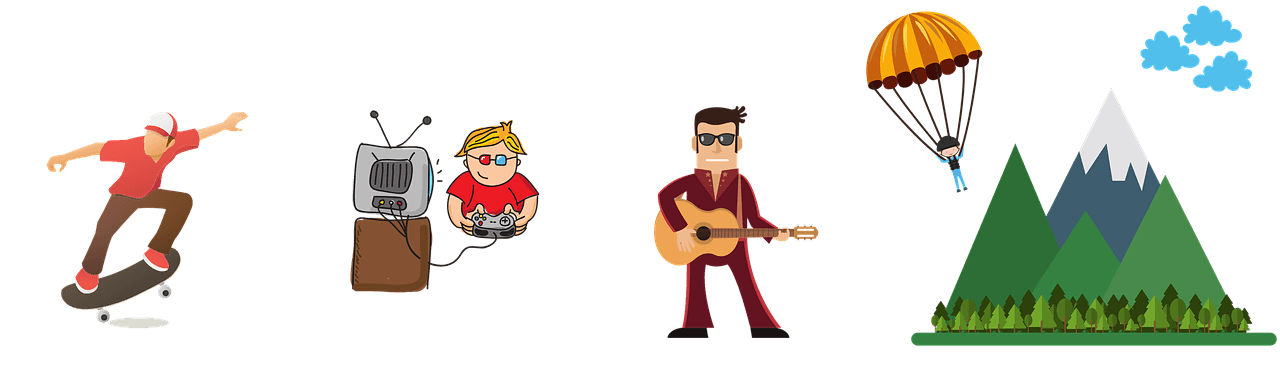 취미를 나타내는 사진