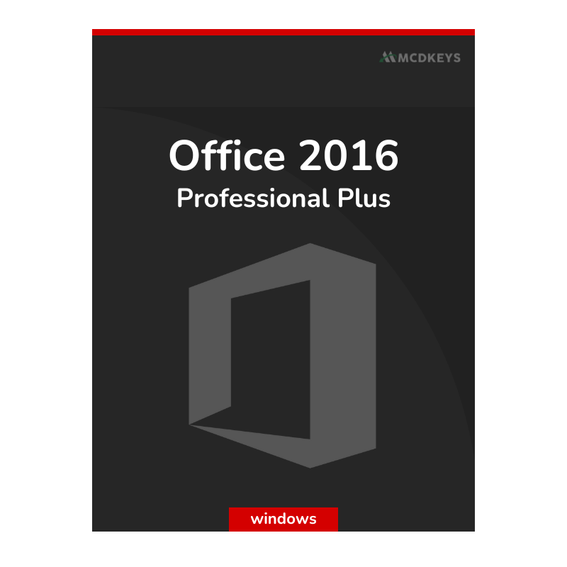 Microsoft Office 2016 Professional Plus Mcdkeys