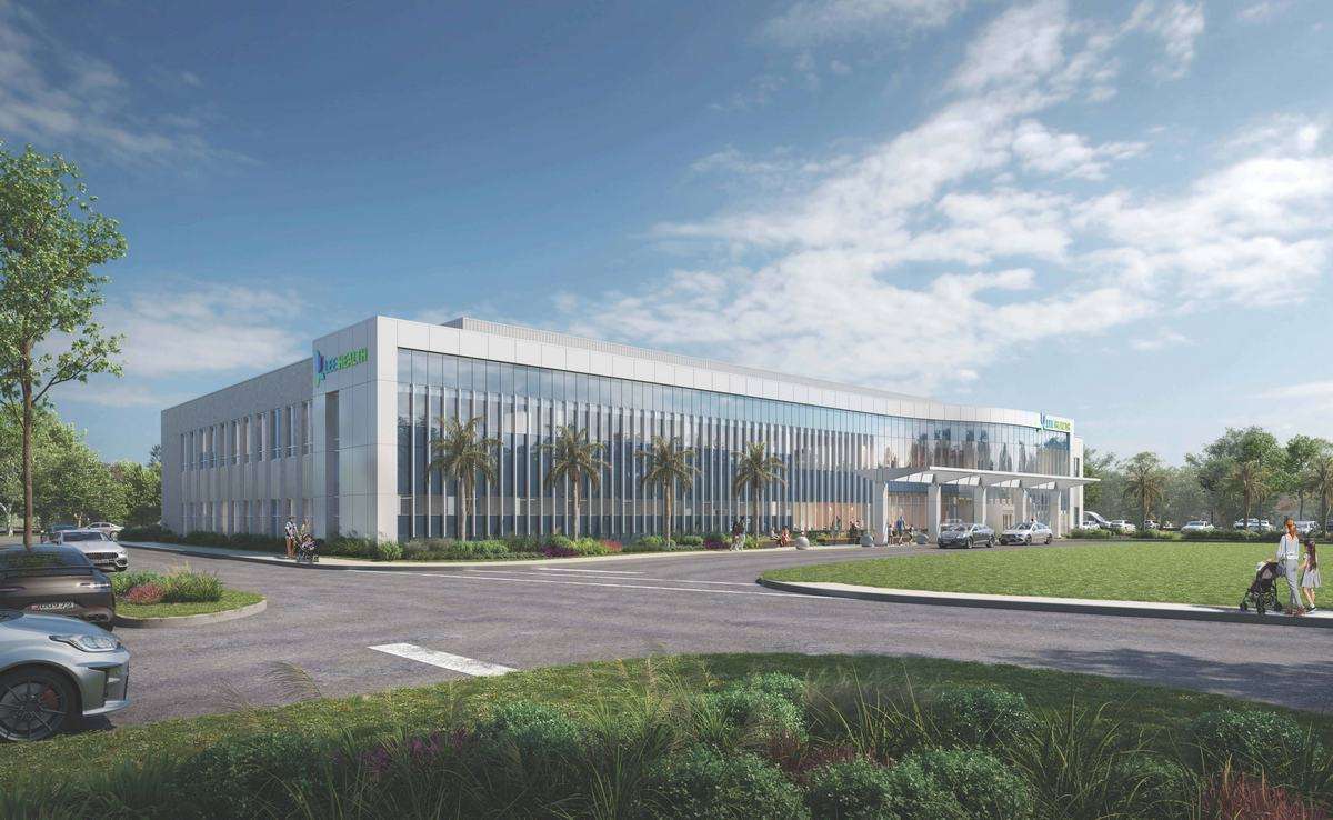 Begins On MOB Surgery Center On Campus Of Golisano Rendering LeeHealth MOB ASC 
