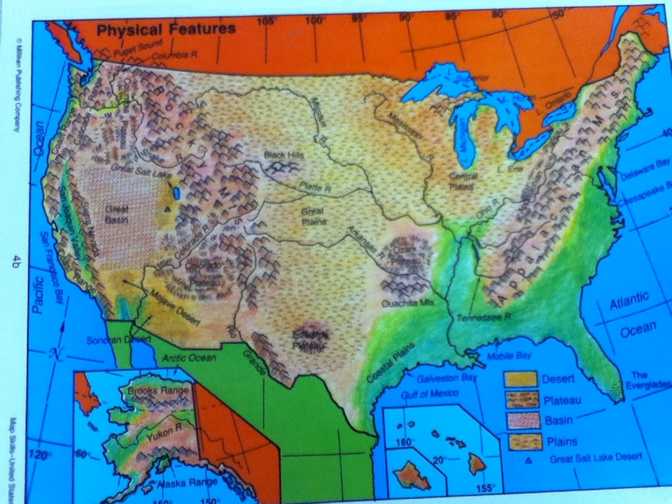 United States Geography Physical Features Interactive Printables And 001 24xmla4 