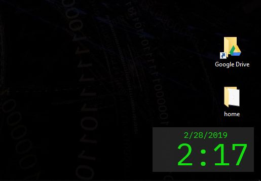 Github Mcgallag Floatingclock Lightweight Floating Clock For Windows - Artistic Mountain Wallpaper - Retina