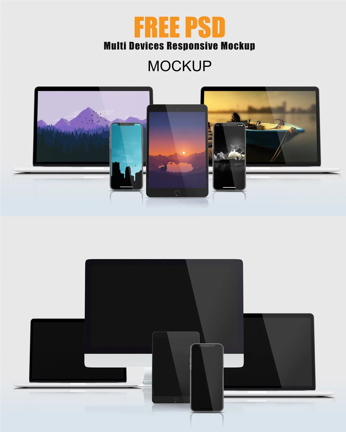 6000+ vectors, stock photos & psd files. Multi Devices Responsive Mockup Free Mockup Download