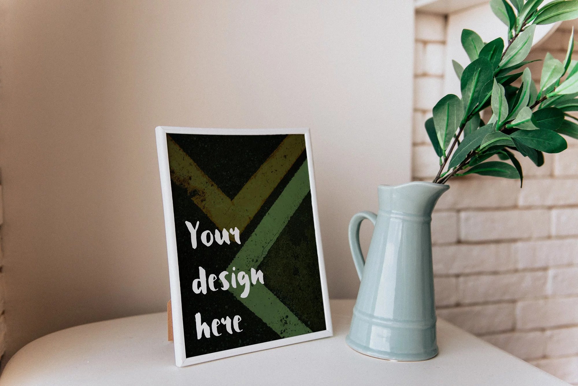 Vertical Frame Mockup Free Mockup Download