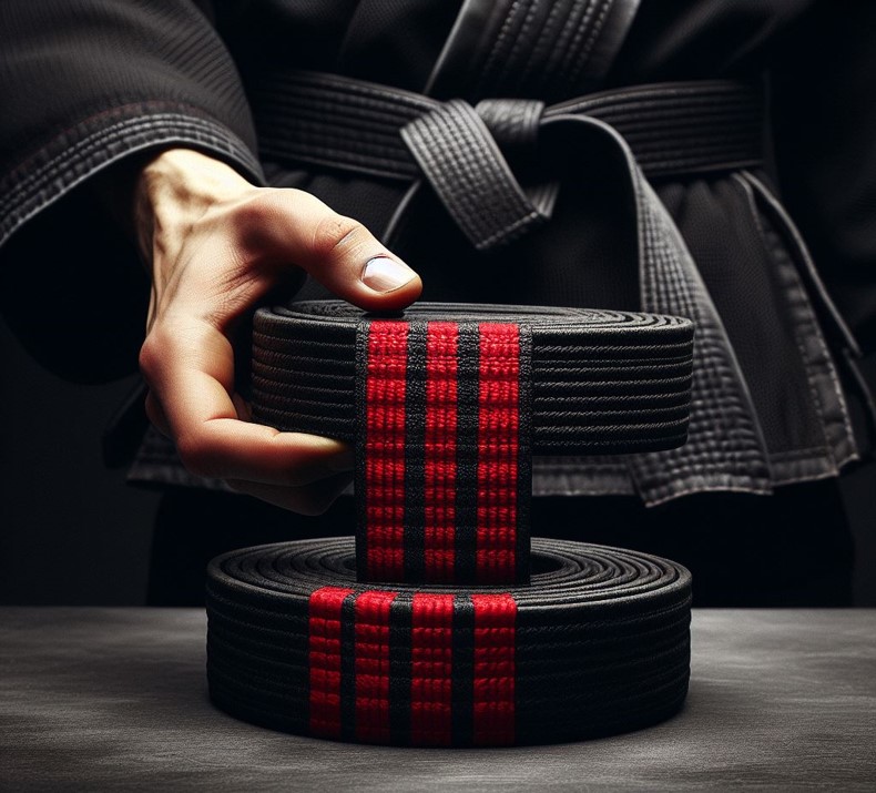 Master demonstrating technique