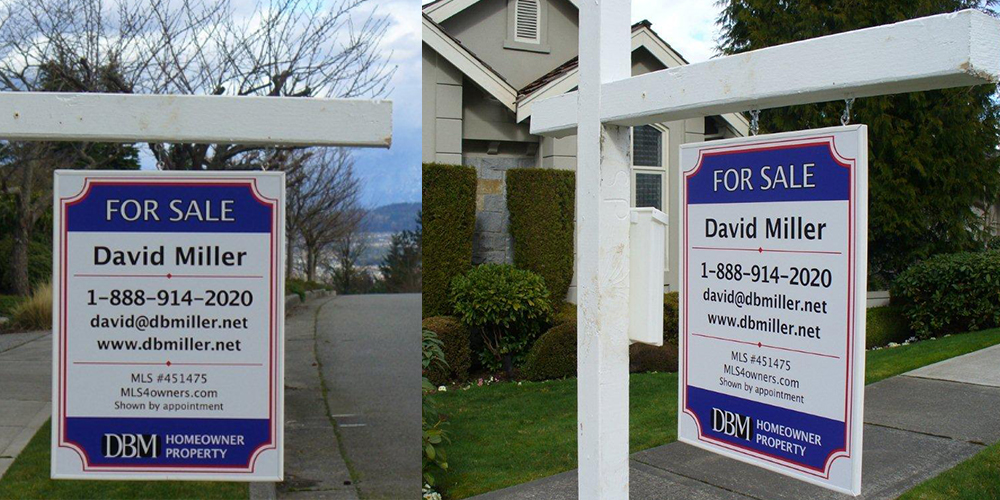Real Estate yard sign