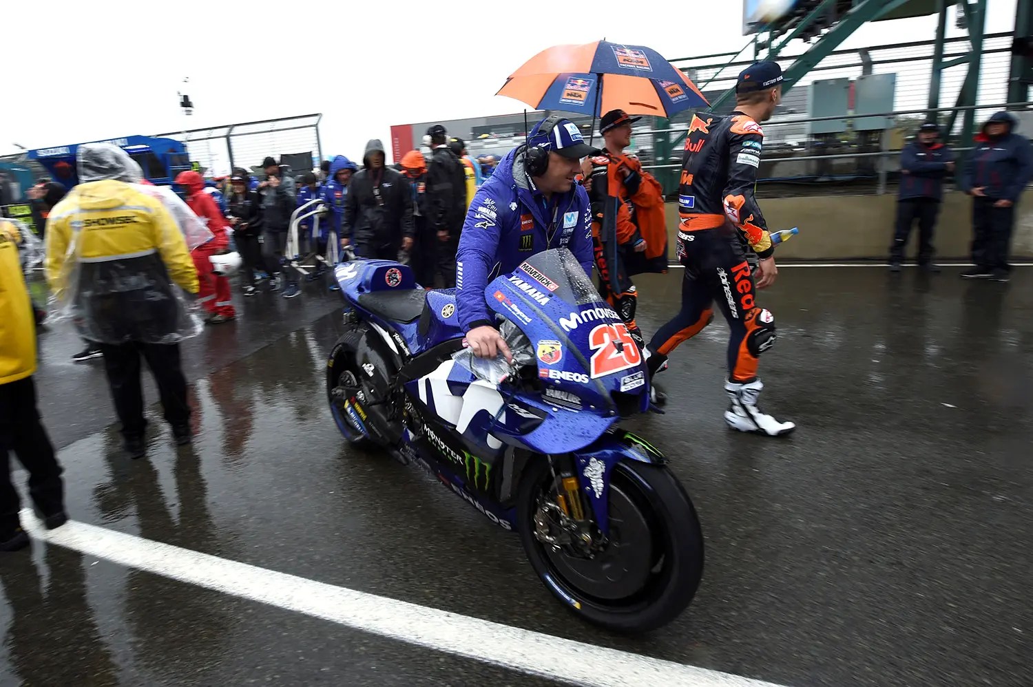 Motogp Monday Race An Unfeasible Option At Silverstone