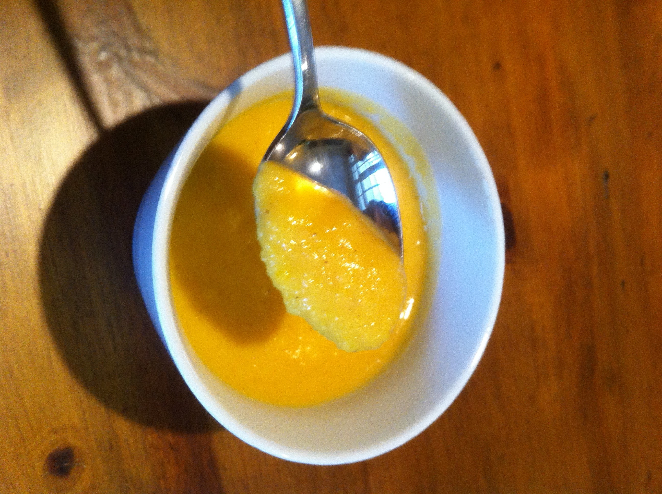 Savory Butternut Squash Soup and Open Faced Fancy Grilled Cheese