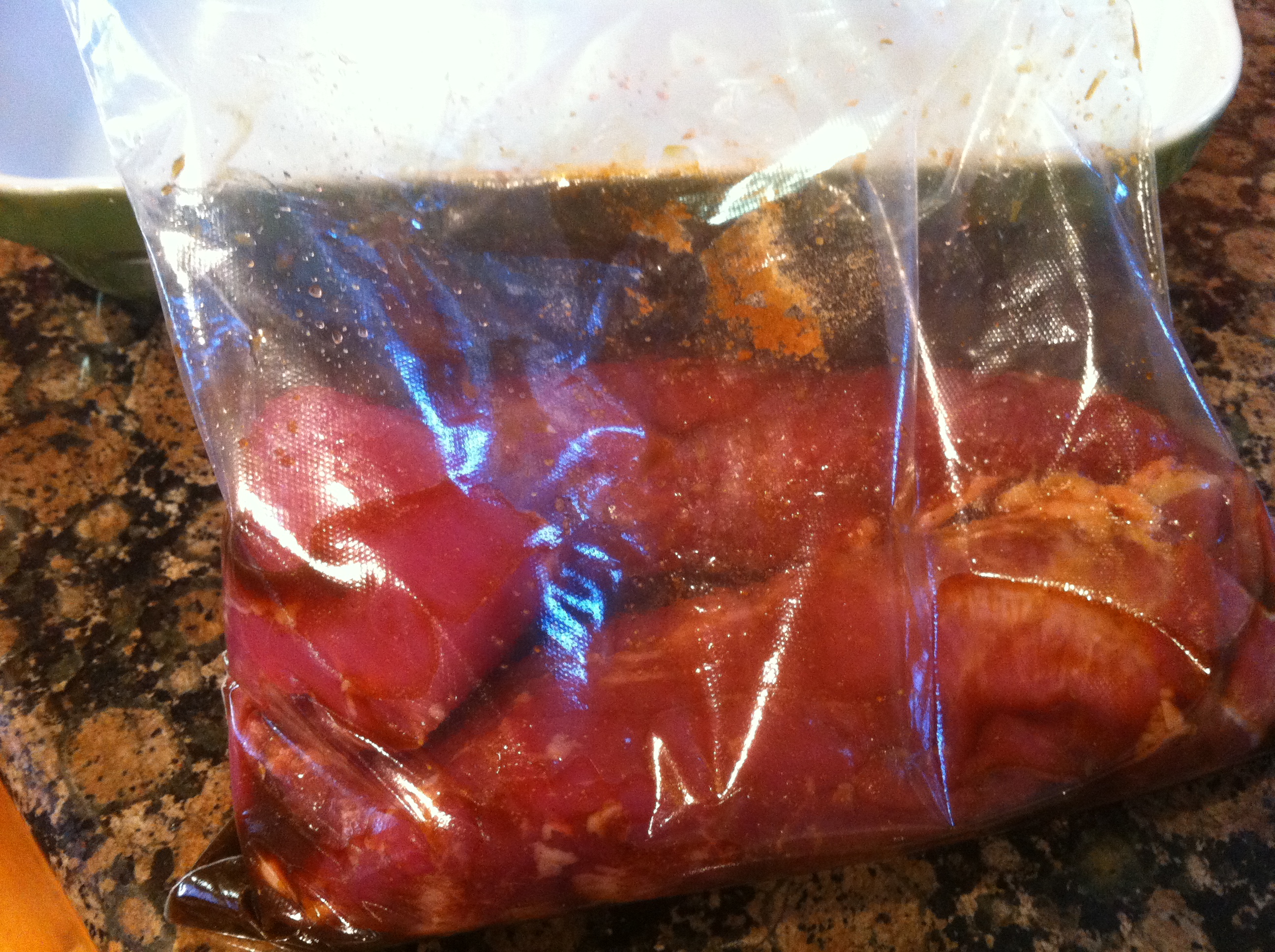 pork in marinade