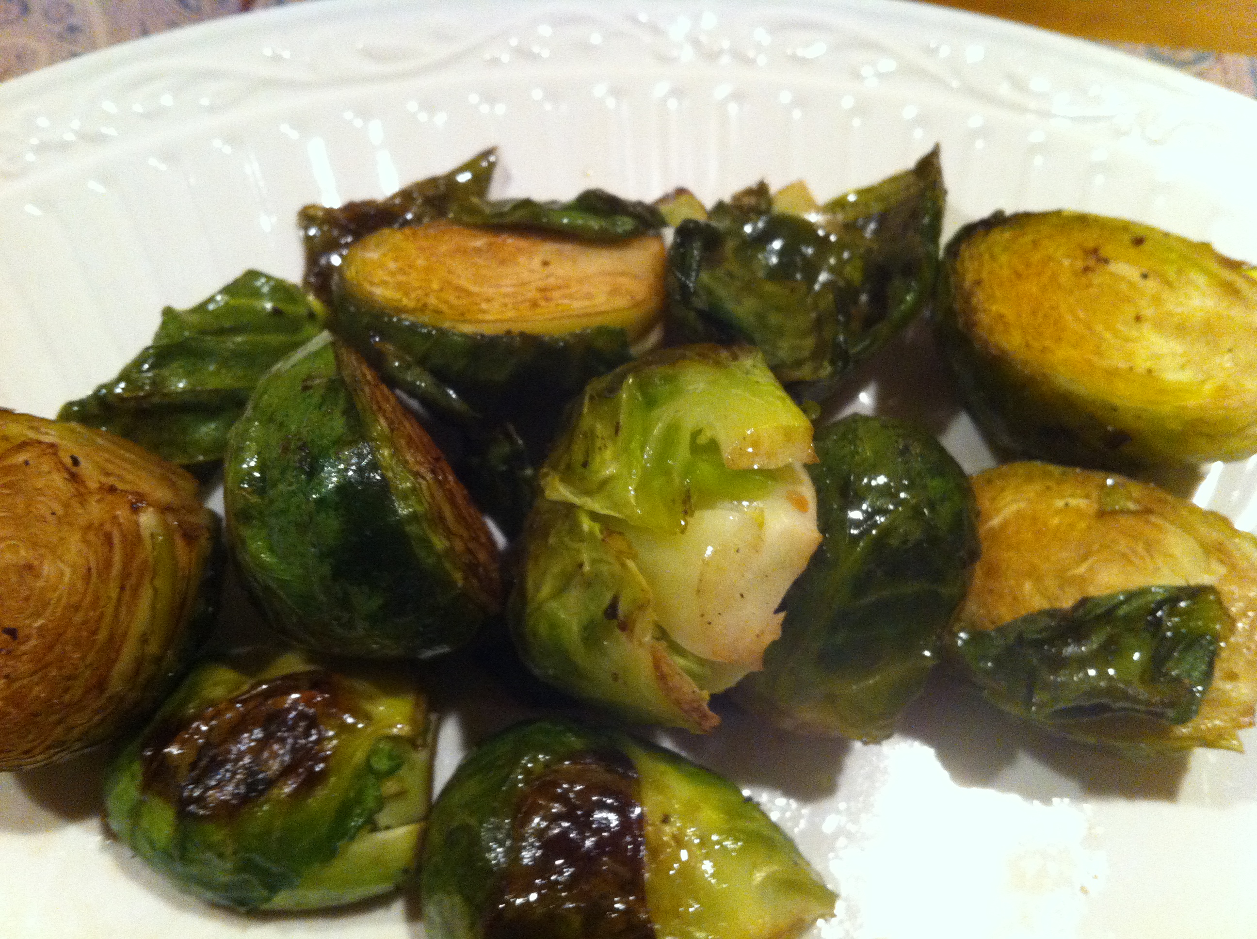 Balsamic Roasted Brussels Sprouts