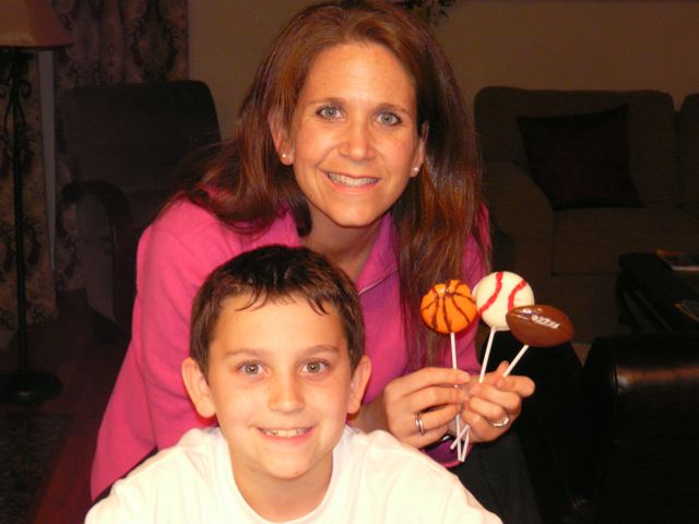 Chocolate Sport Lollipops
