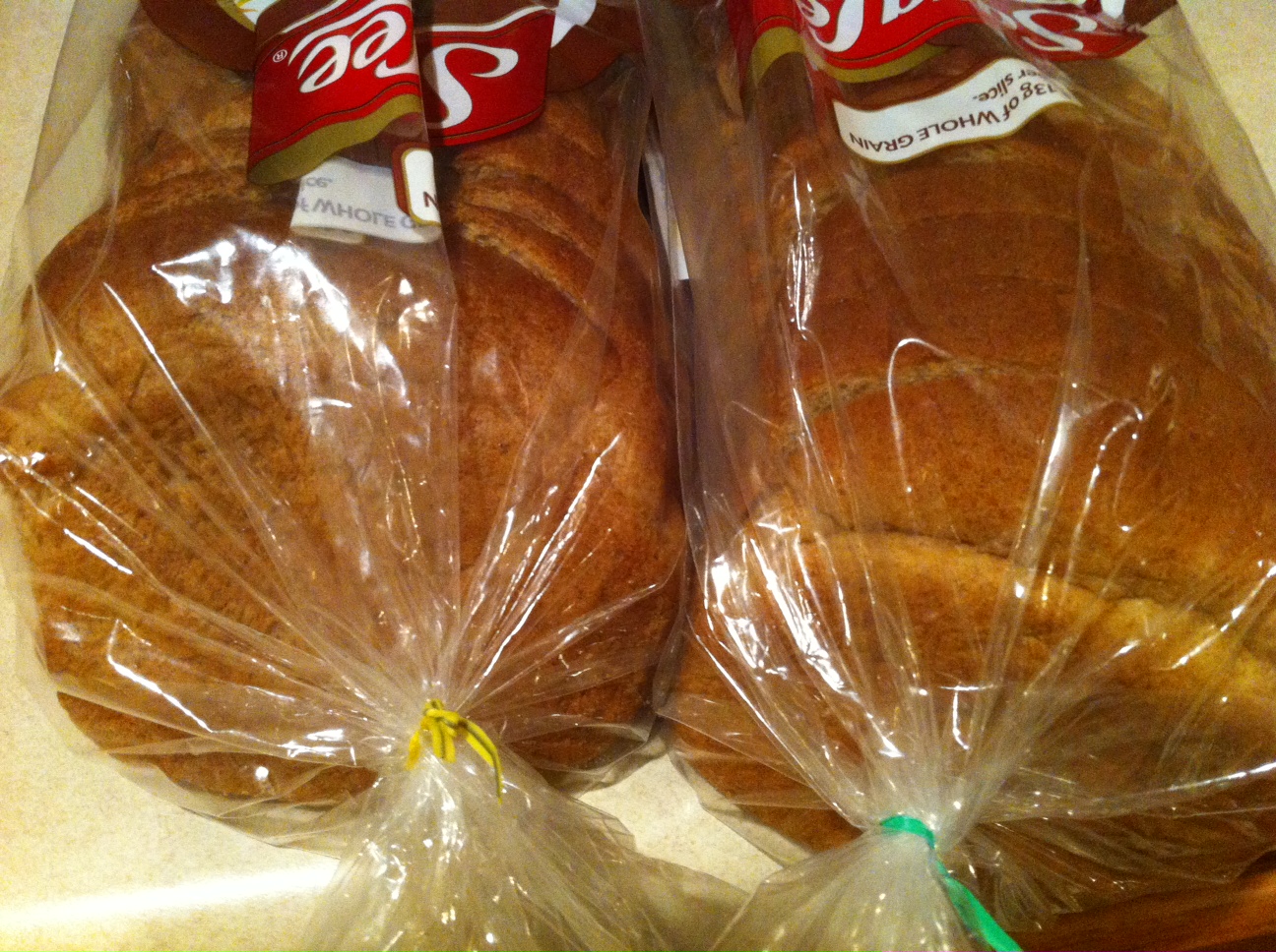 what do colored bread ties mean