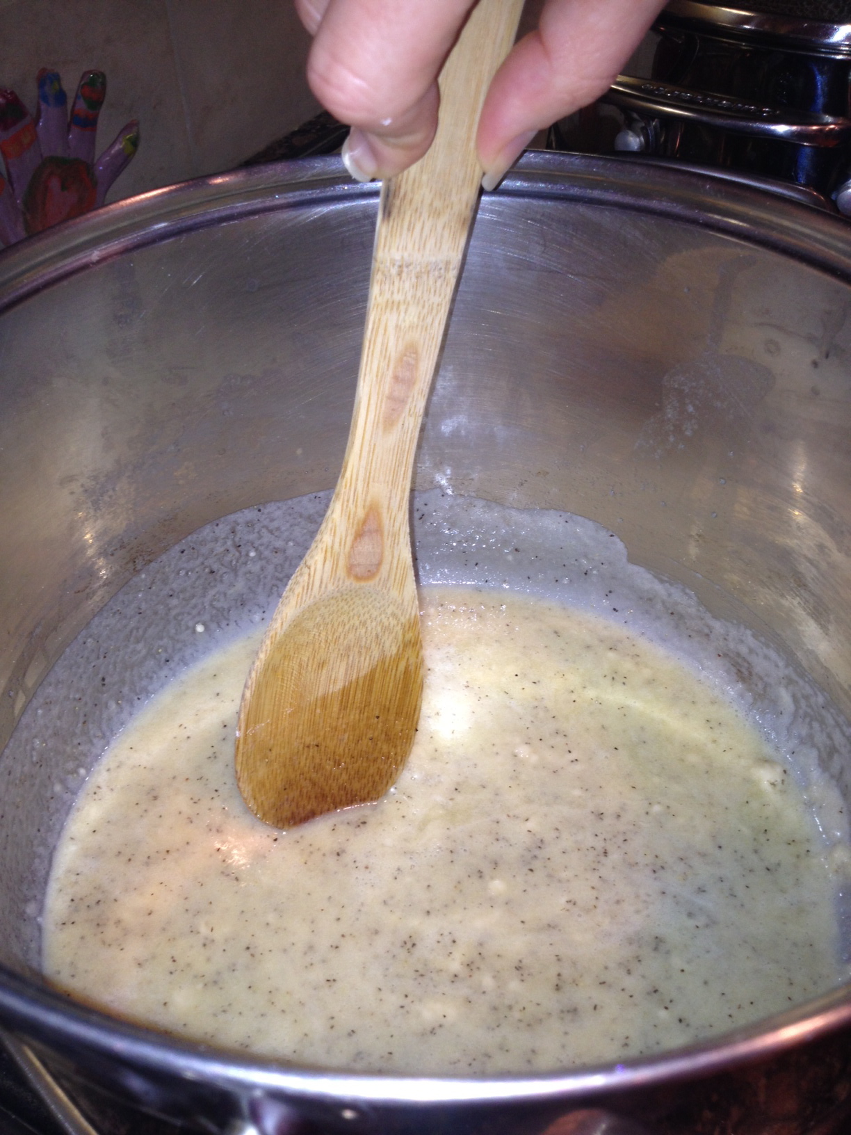 Making a cheese roux