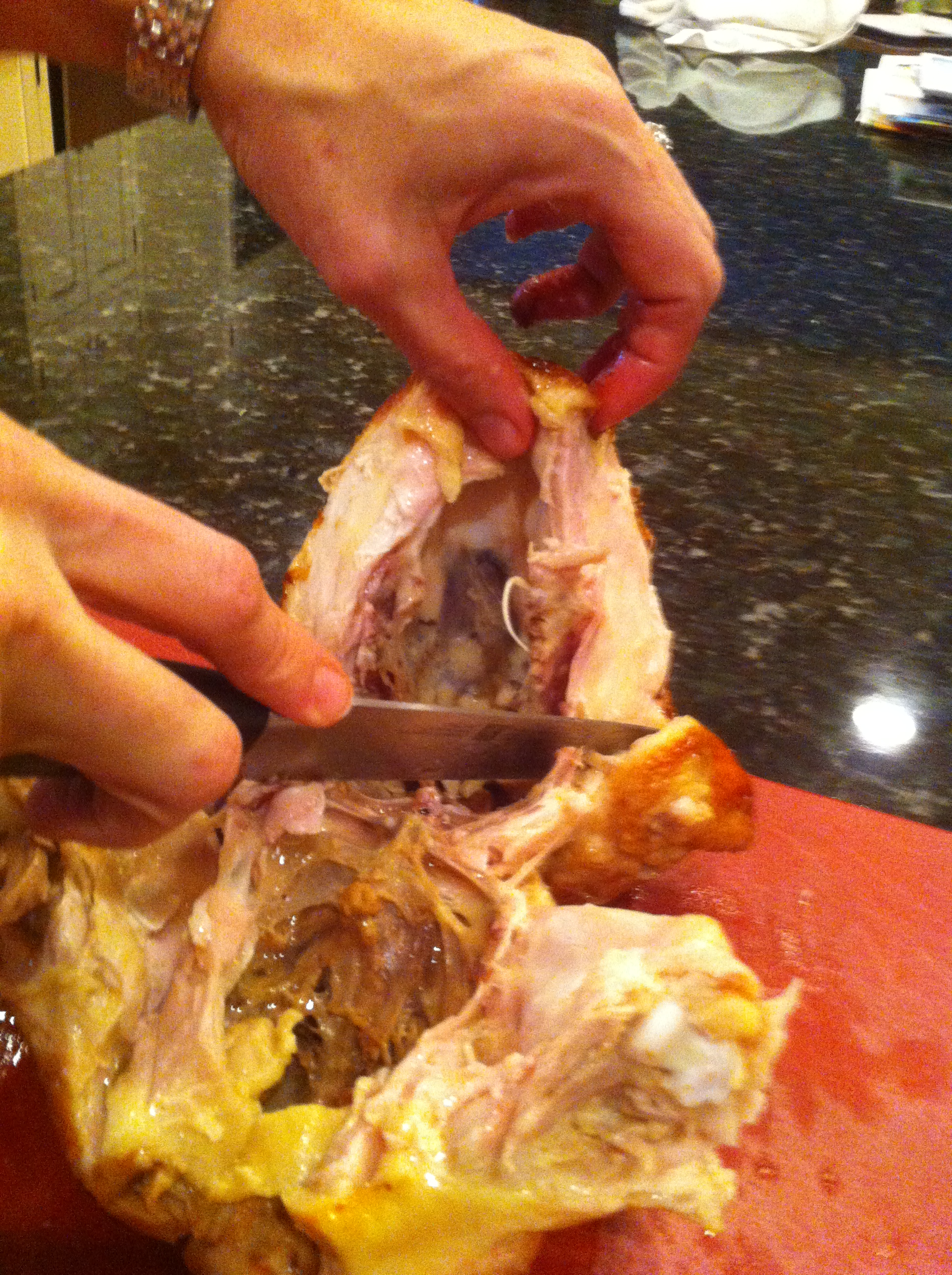 How to break down a chicken
