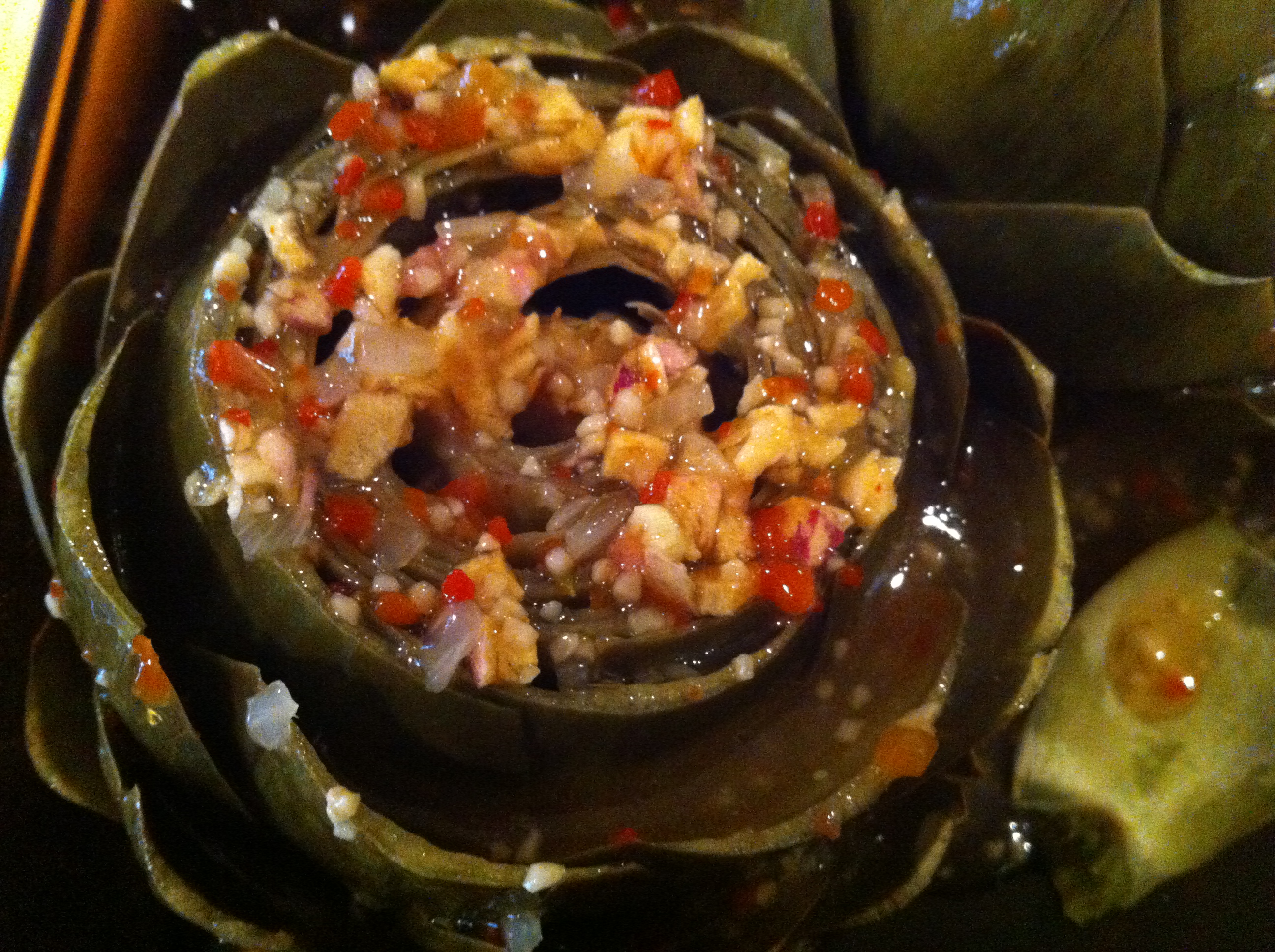 Marinated Whole Artichokes (and how to prepare artichokes)