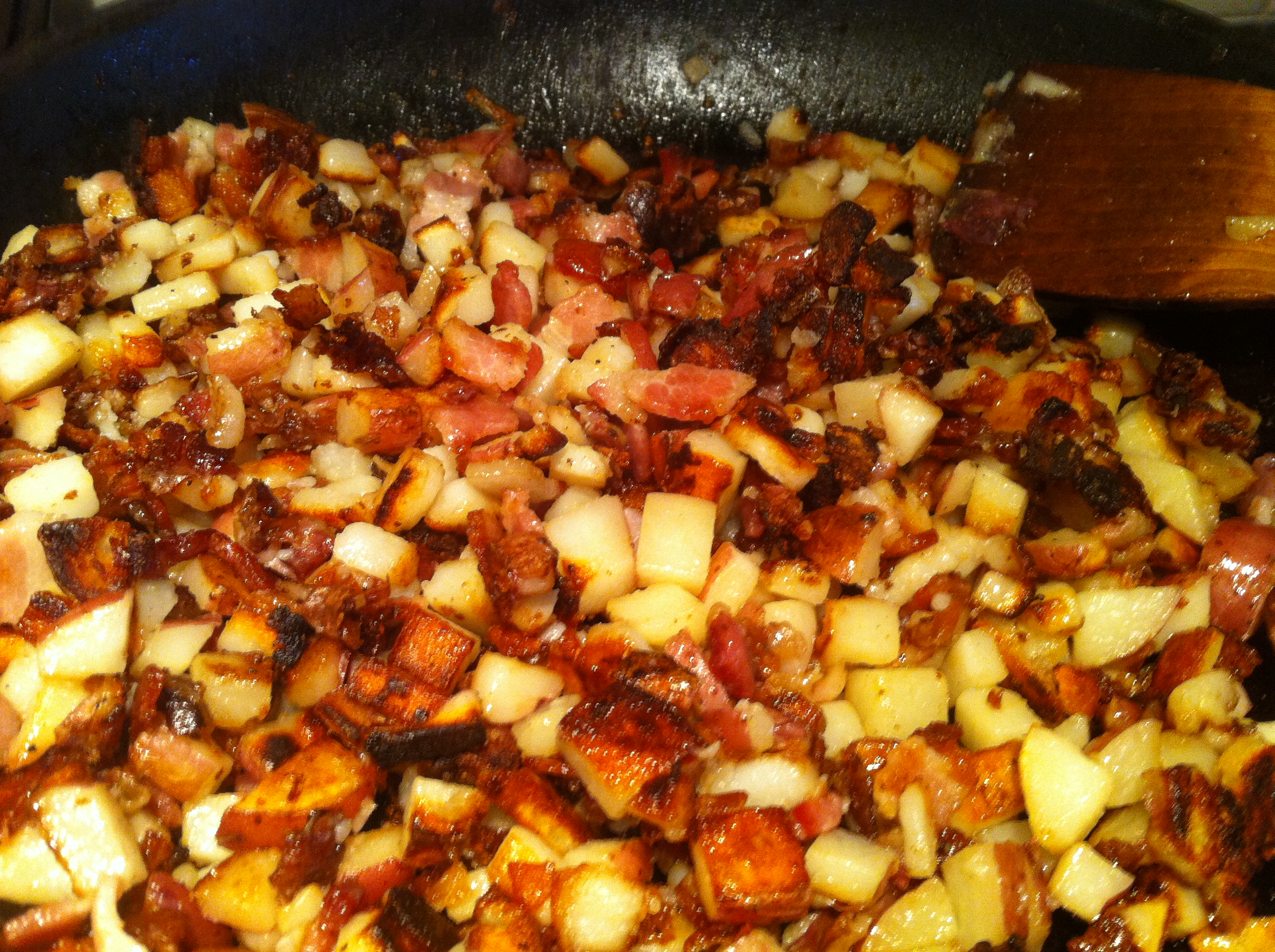 Red Potato and Bacon Hash