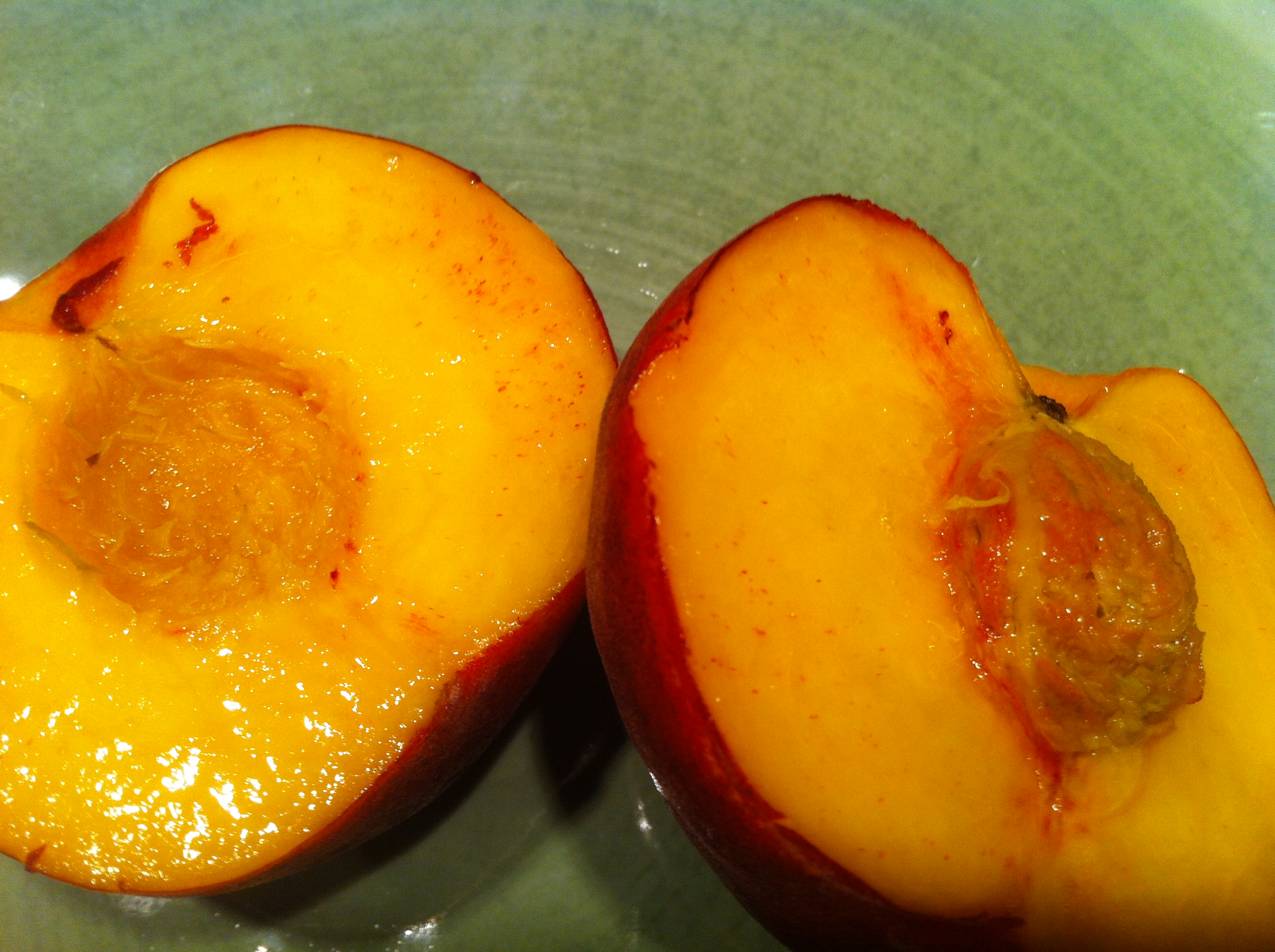 How to take the pit out of a peach or other stone fruit