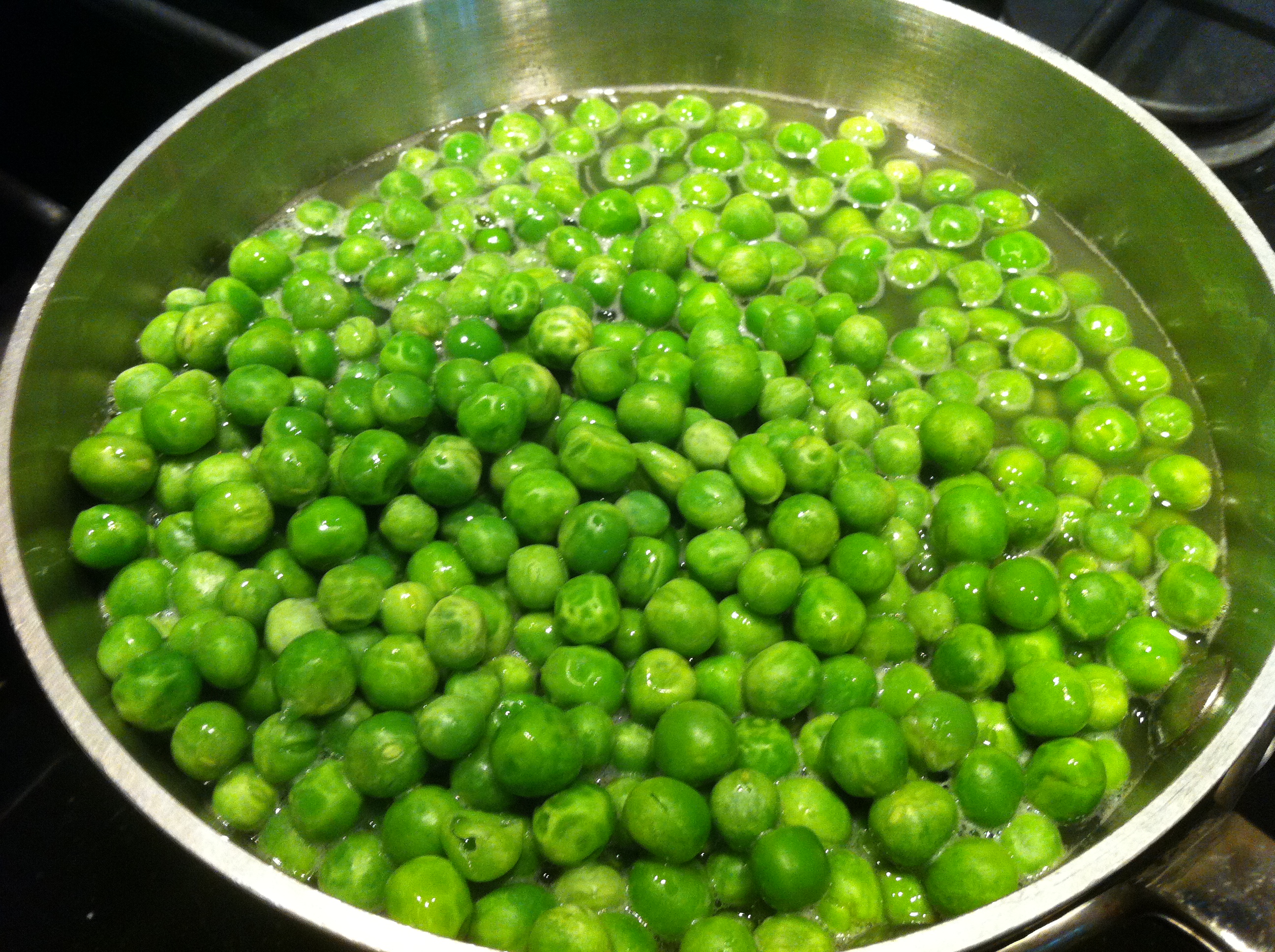Make frozen peas taste better