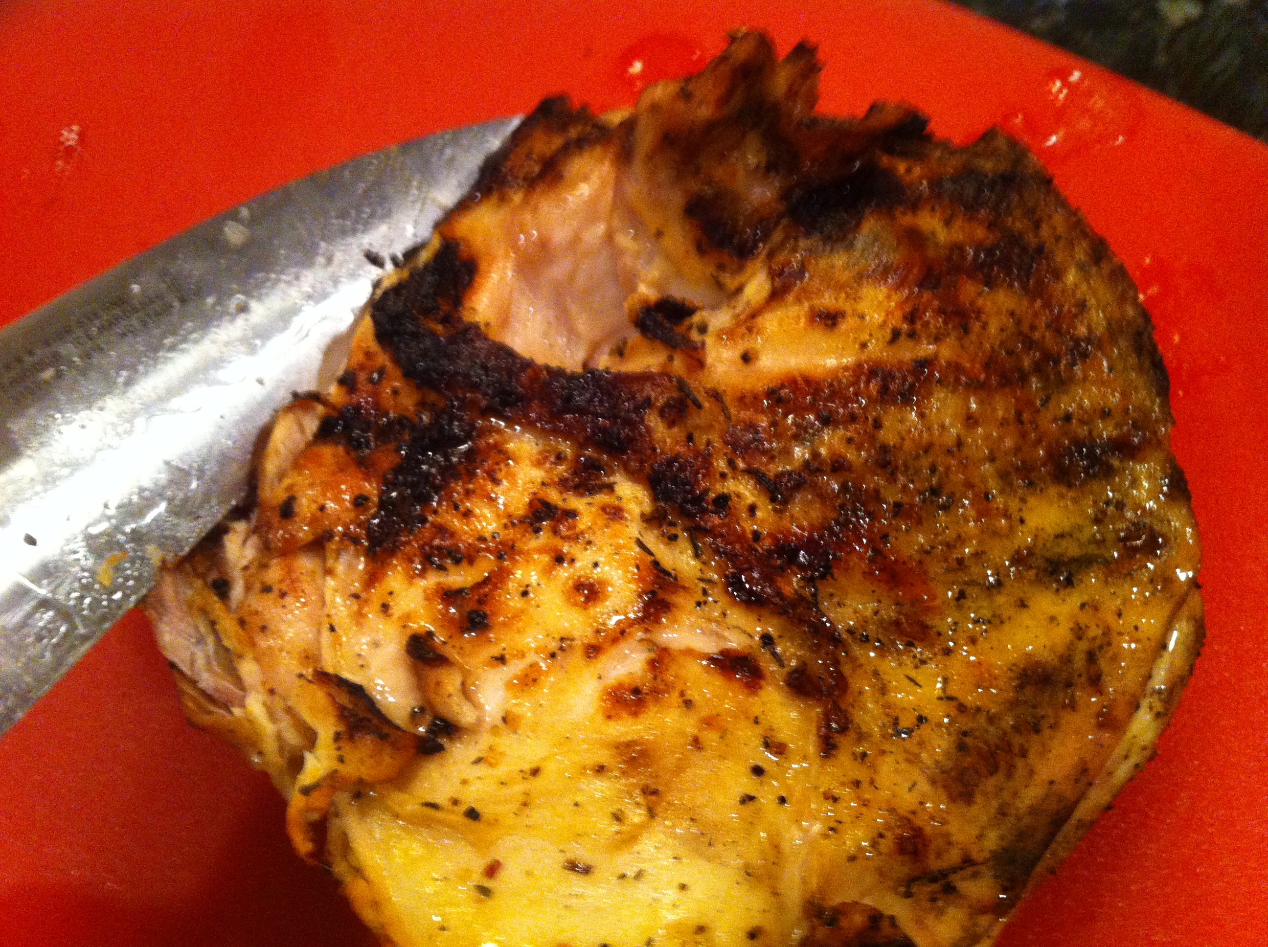 Grilled Turkey Breast with Garlic and Lemon