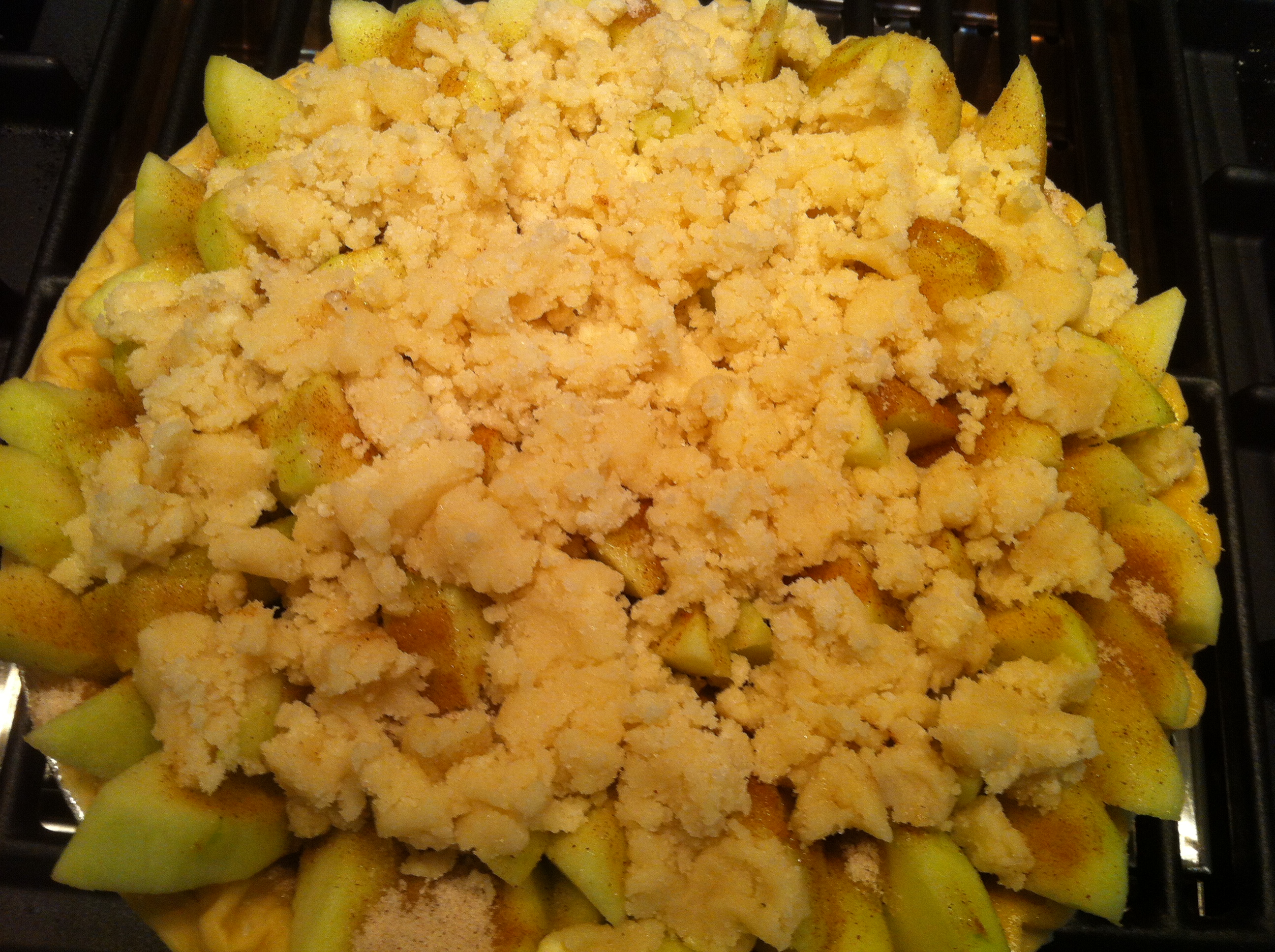 Apple Pie with Crumble Topping