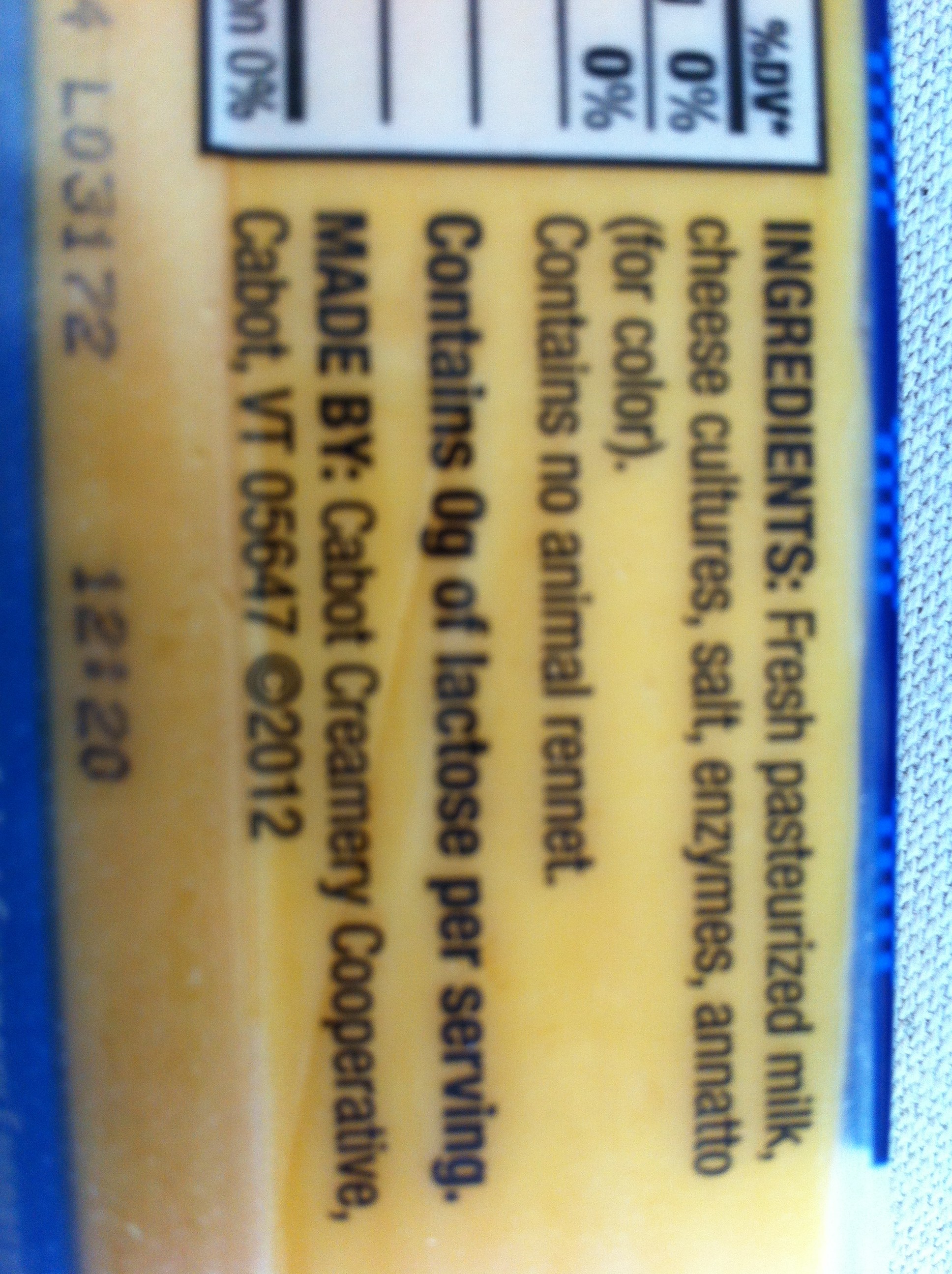 Facts of Cheese  – White or Orange?