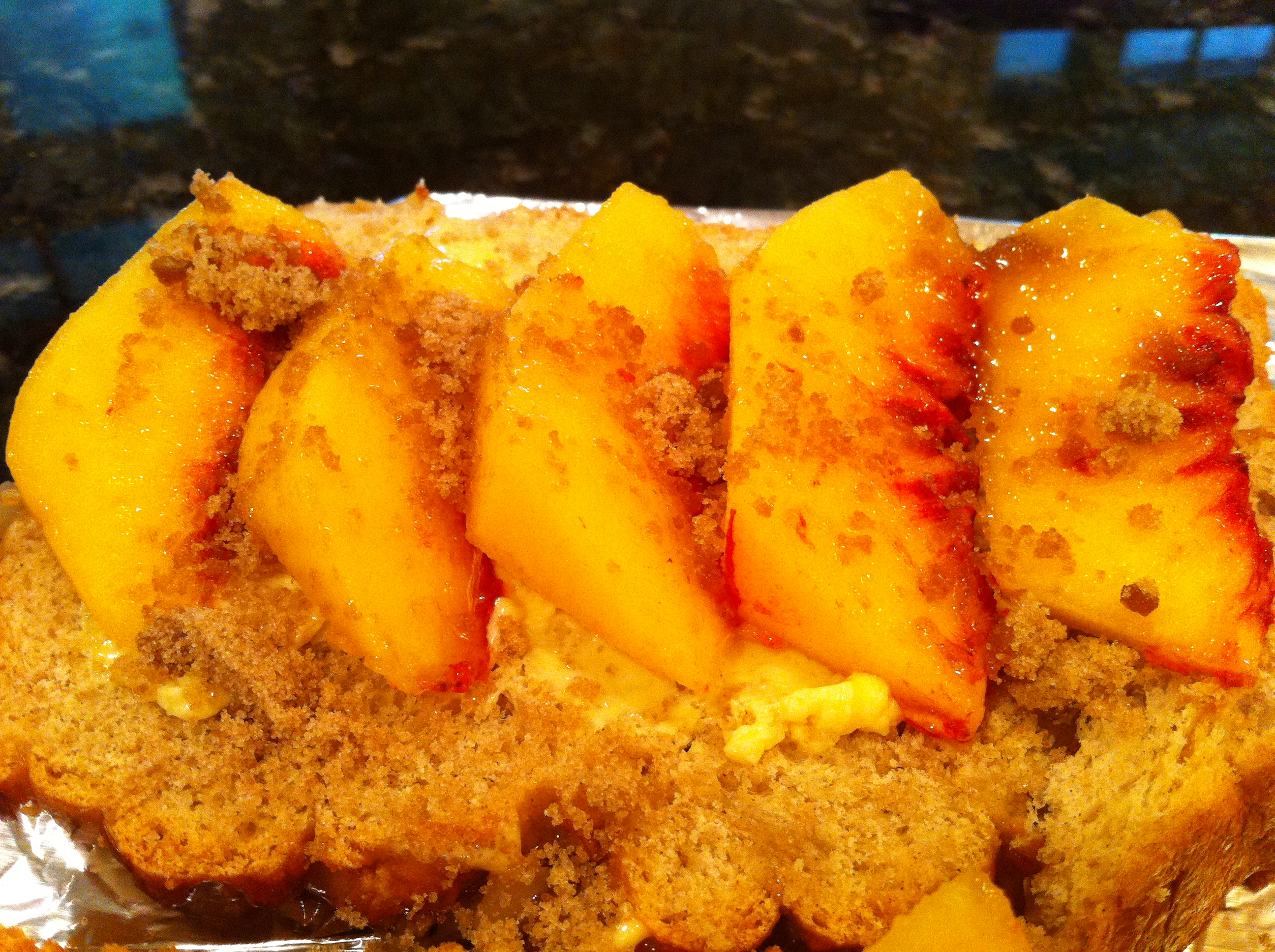 Breakfast Peach Toast