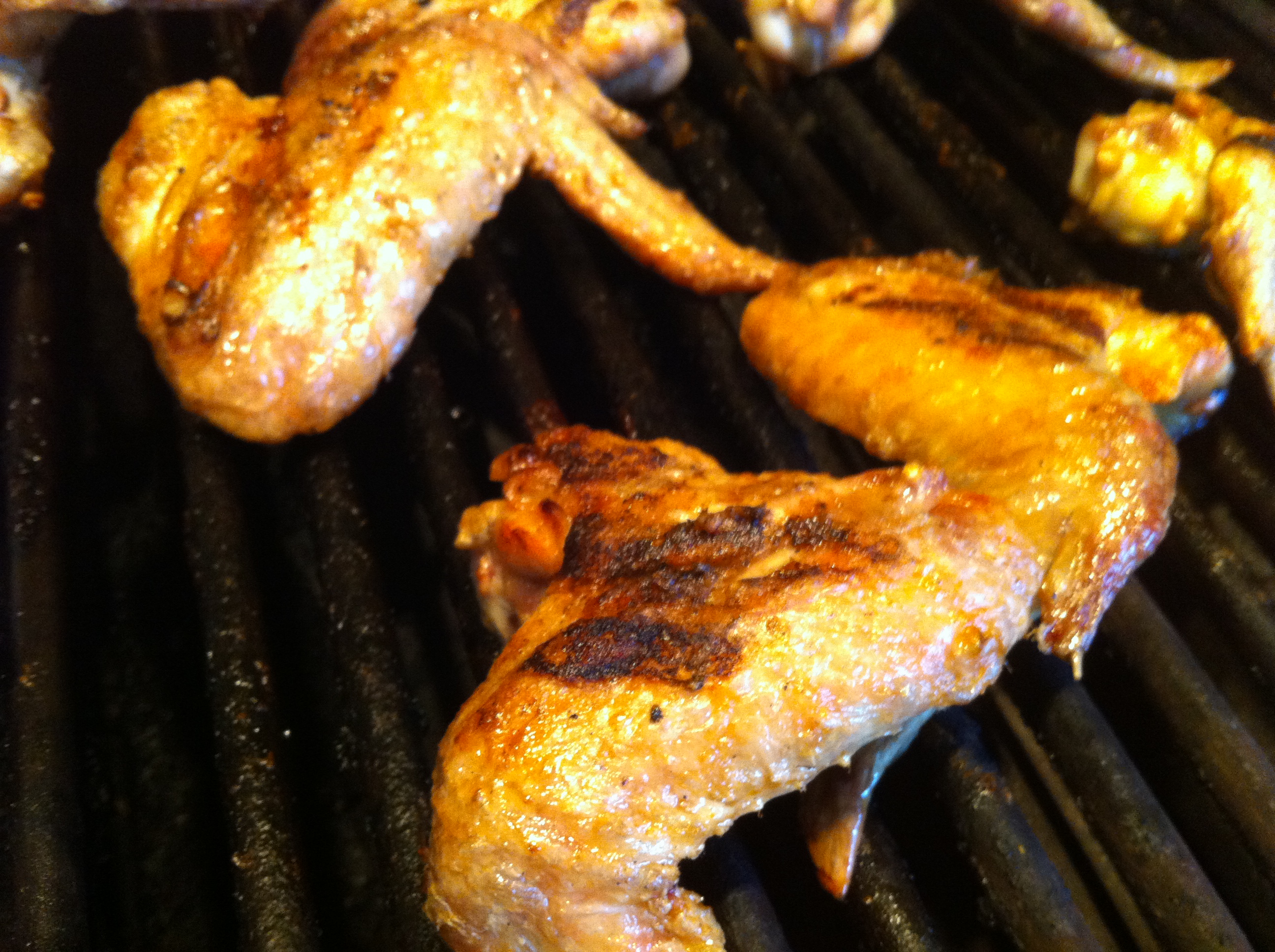Grilled Chicken Wings with Ranch