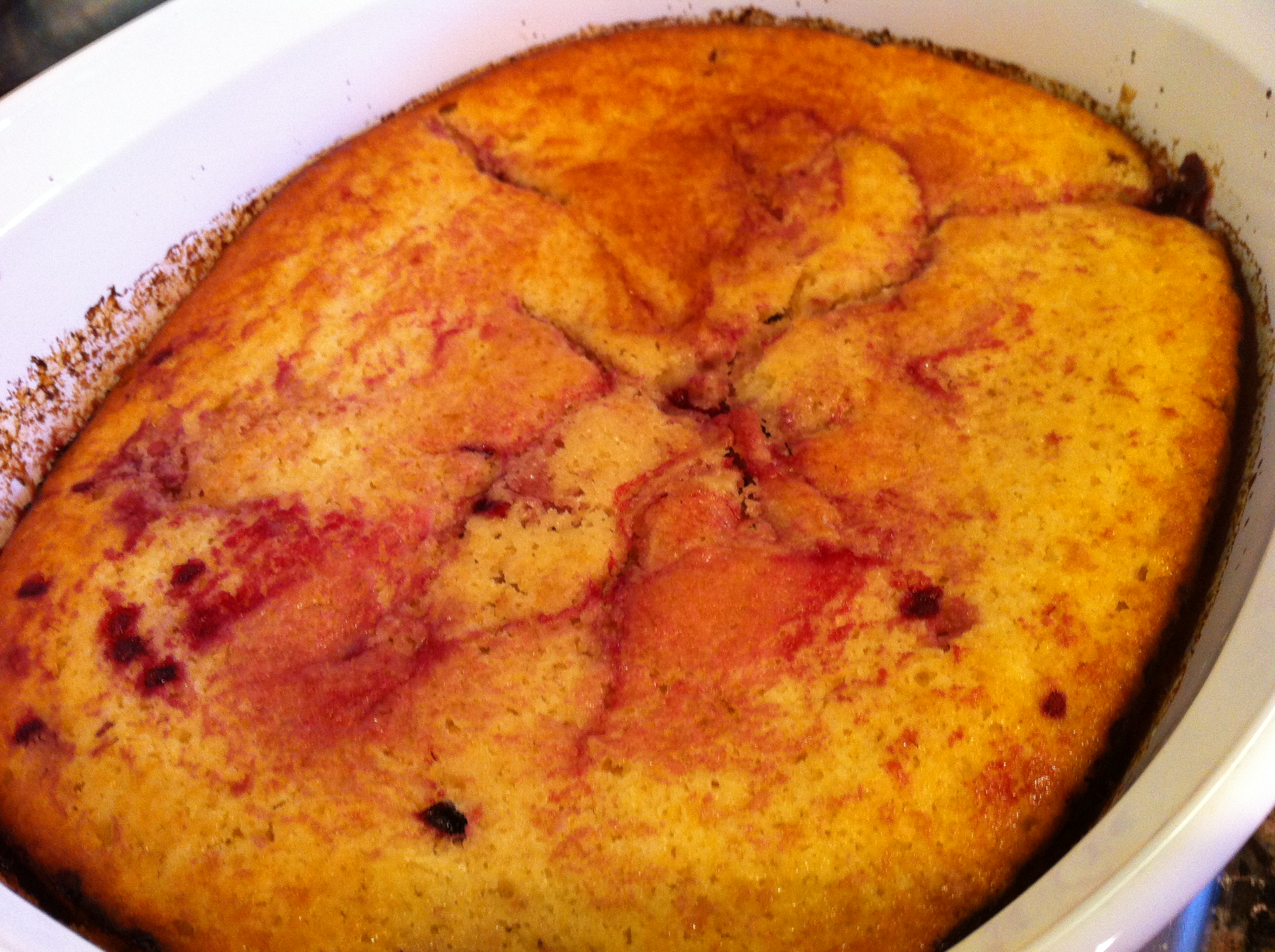 Blackberry Pudding Cake