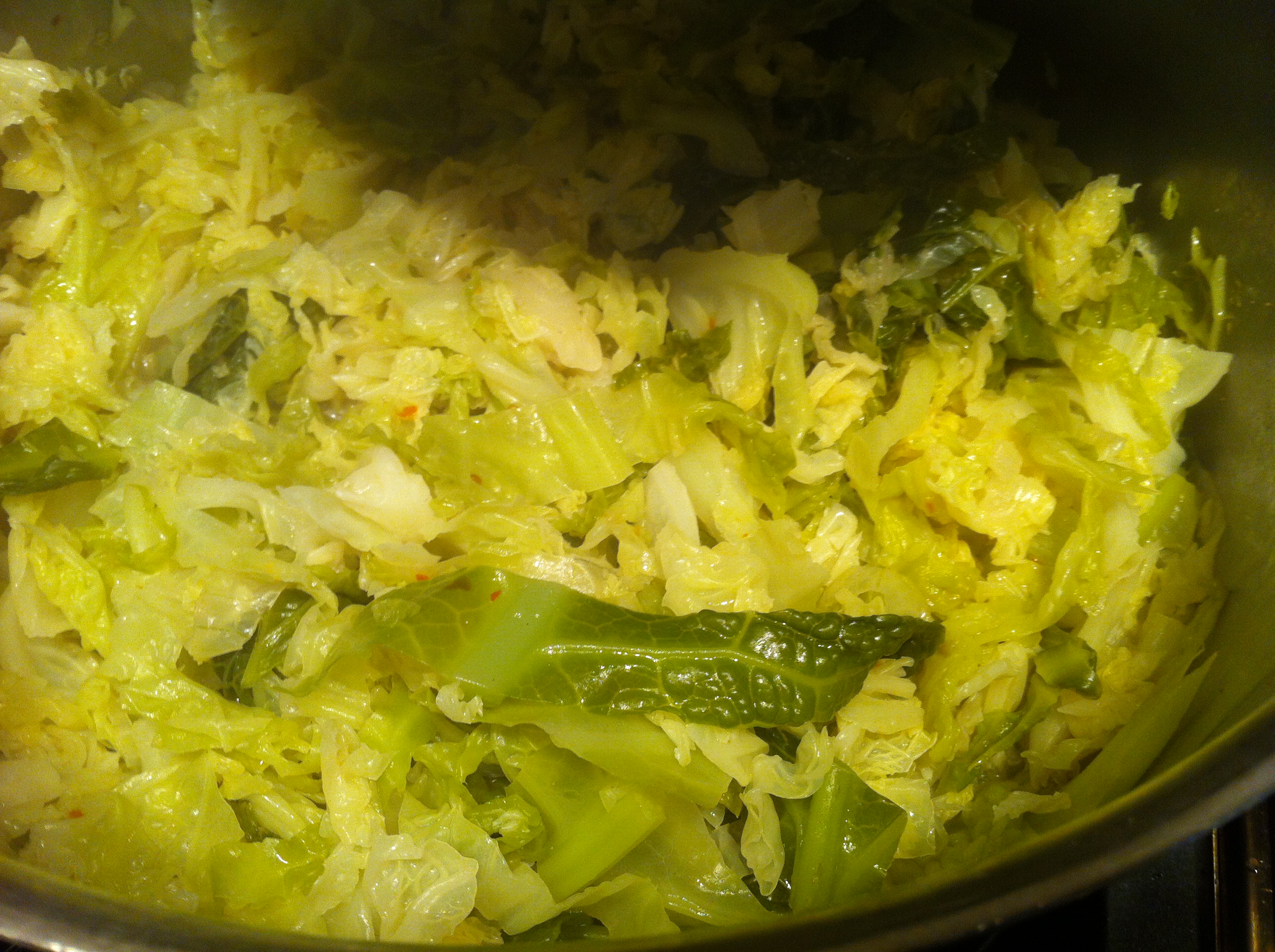 Braised Savoy Cabbage