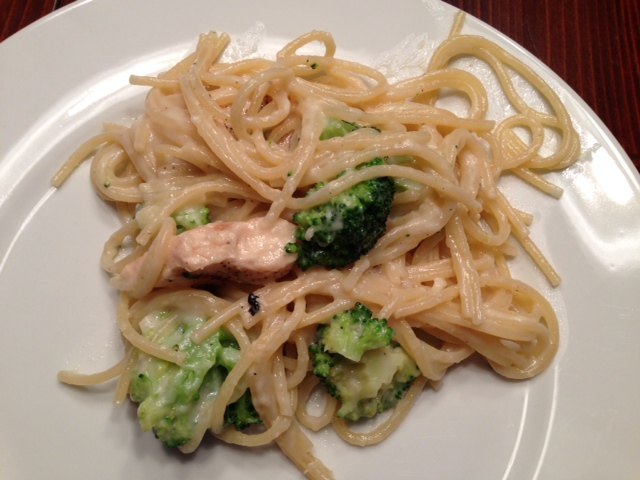 Grilled Chicken and Broccoli Pasta