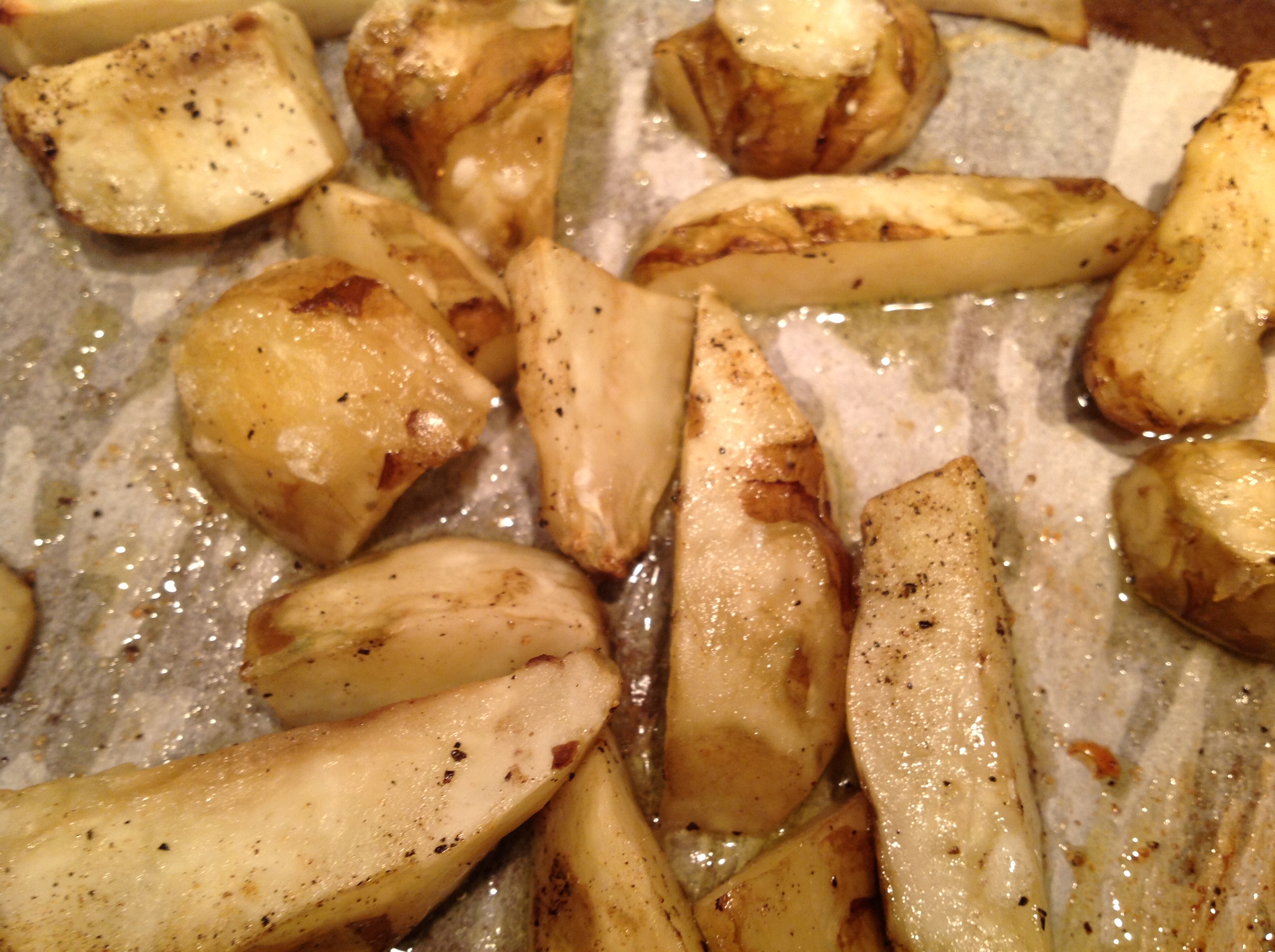 Roasted Sunchokes (or Jerusalem Artichokes)