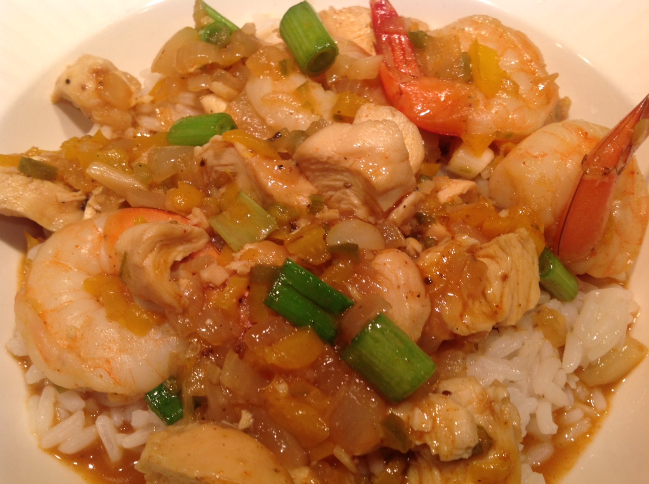 Chicken and Shrimp Etouffee