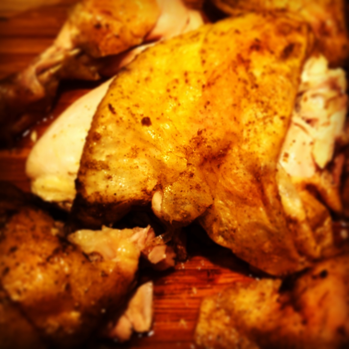 Roasted Chicken with Coriander, Cumin, and Cardamom