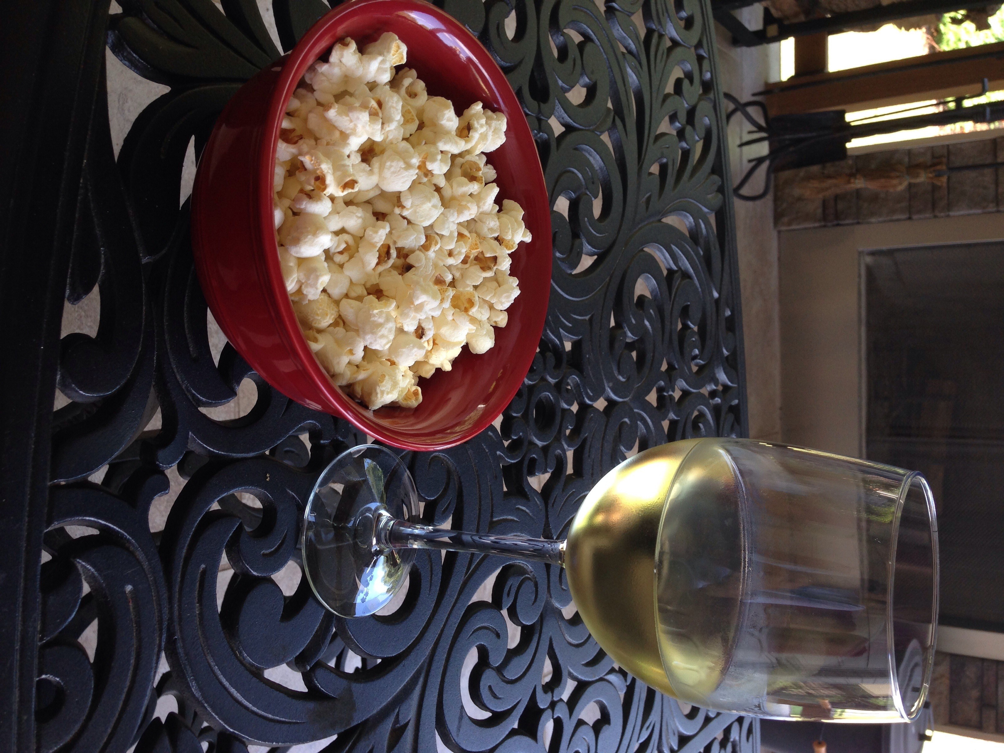 Wine and Popcorn Dinner