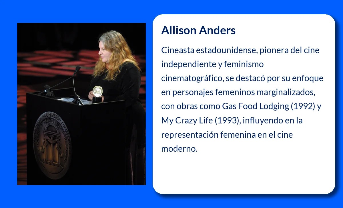 Allison Anders (1954-VVVV): La pionera del cine independiente y feminismo cinematográfico