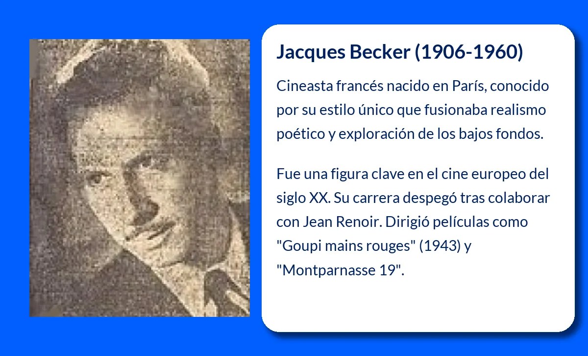 Jacques Becker (1906-1960): El Cineasta que Definió la Poesía Visual del Realismo