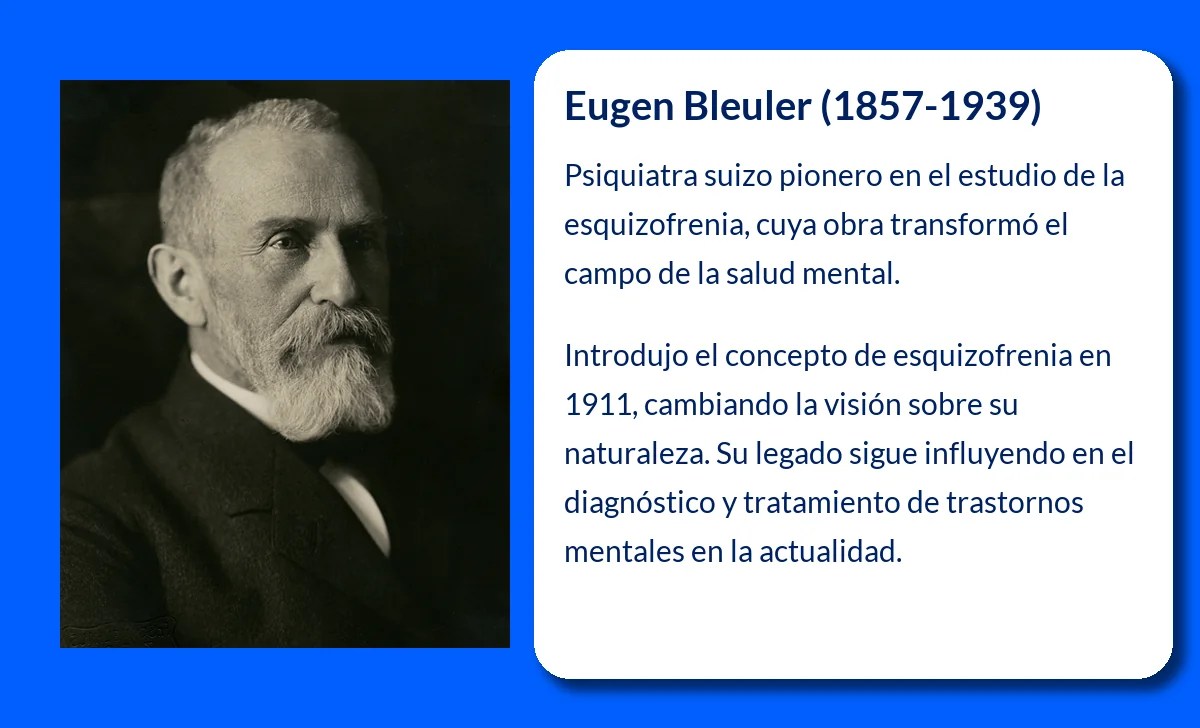 Eugen Bleuler (1857-1939): El psiquiatra suizo que revolucionó el estudio de la esquizofrenia