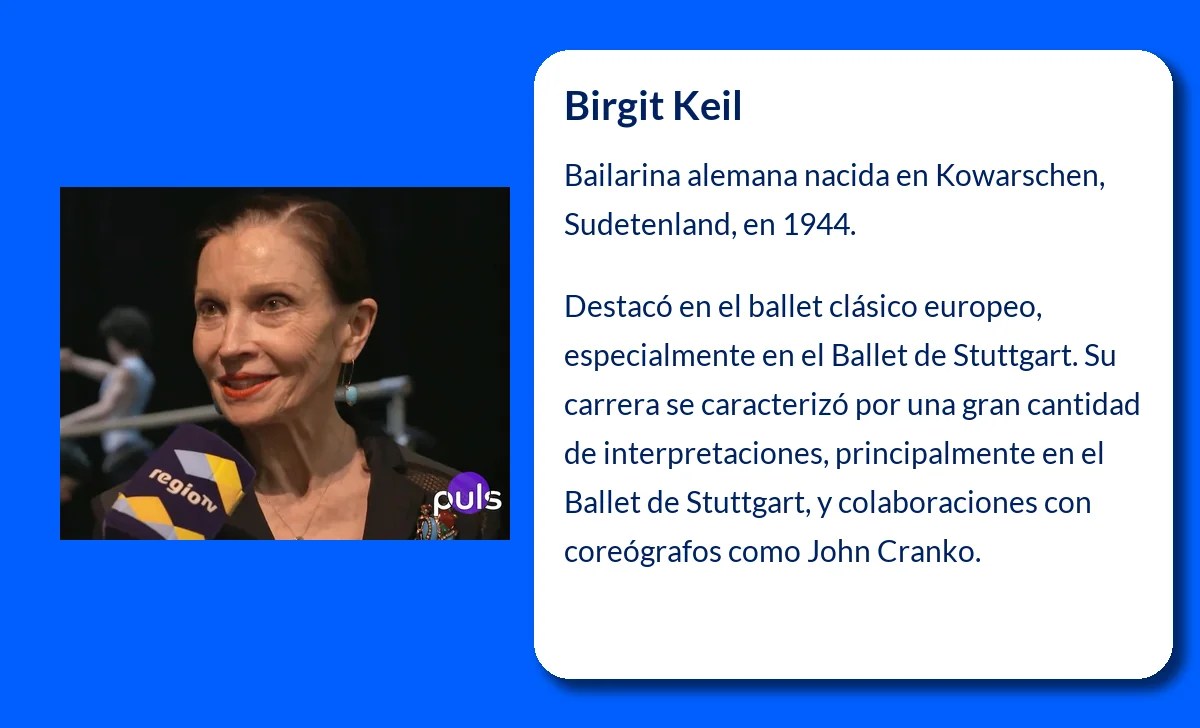 Birgit Keil (1944-VVVV): La Danzarina Alemana que Definió una Época en el Ballet