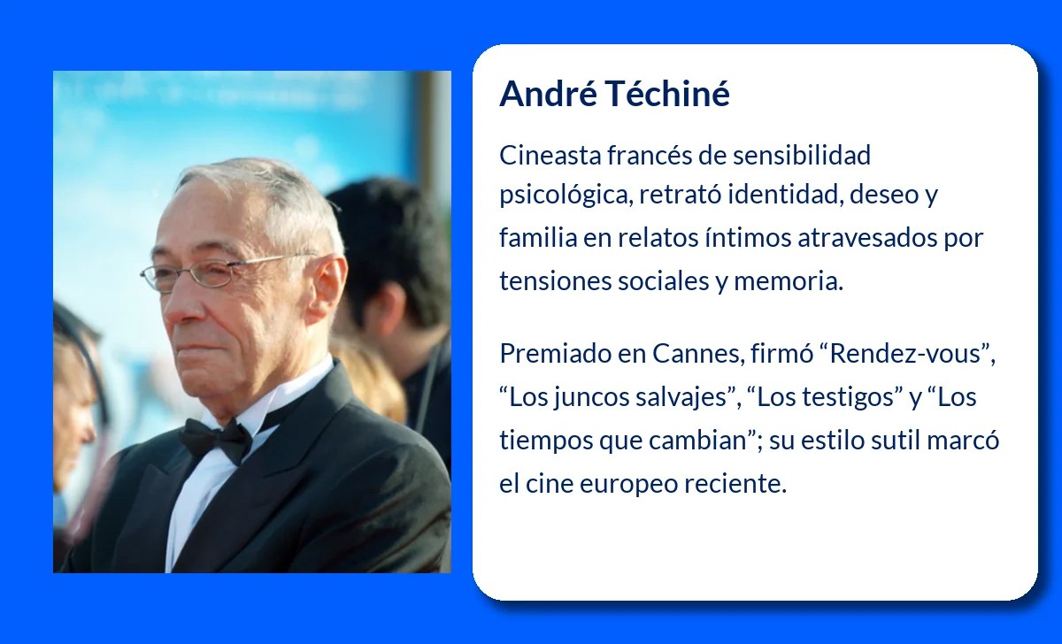 André Téchiné (1943-VVVV). El director y guionista que marcó una era en el cine francés