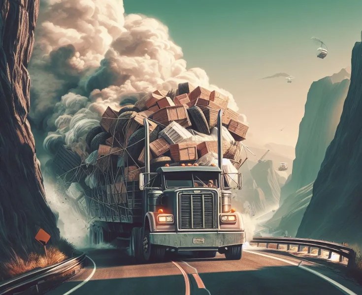 過積載のイメージ