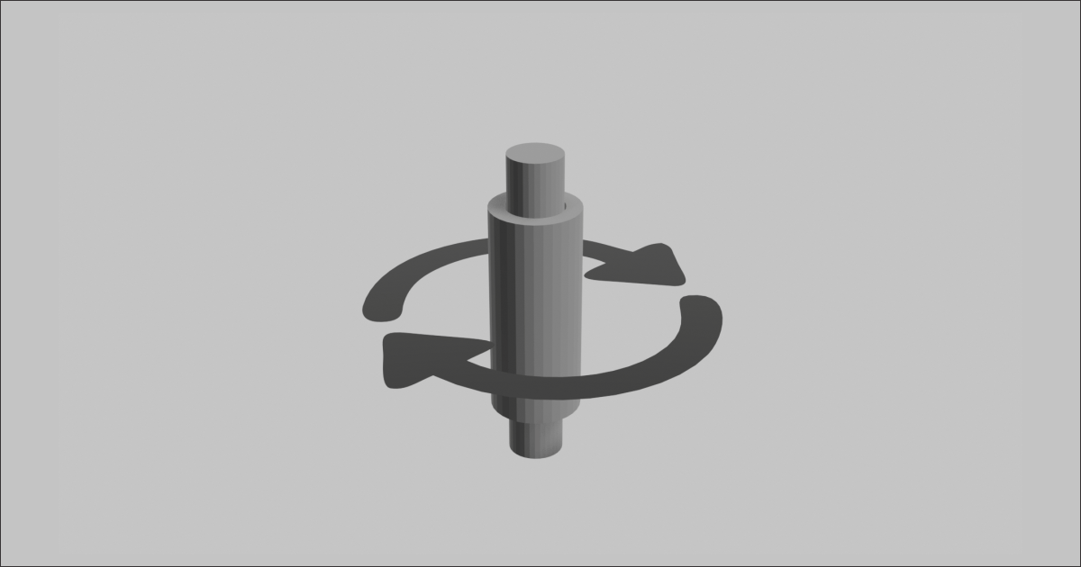 3Dモデル　5mmパイプモジュール　ローラー　完成図