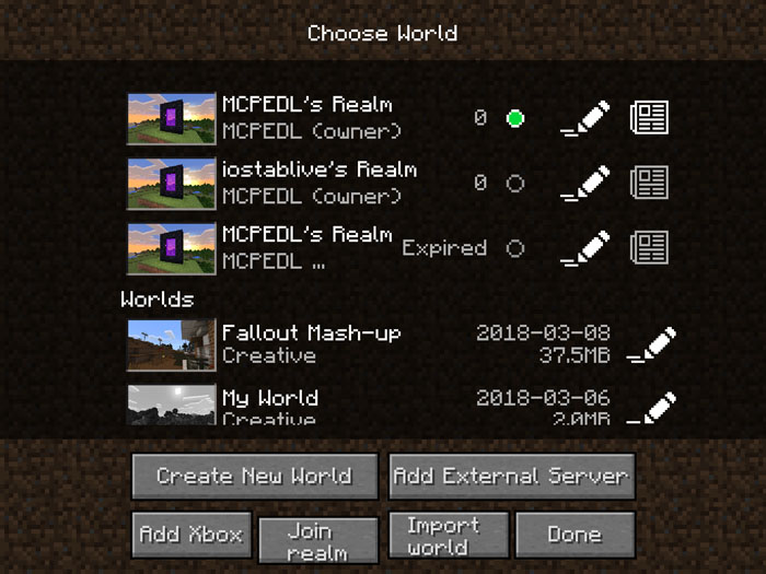 The minecraft pe/bedrock edition version, as seen below:. JAVA Classic GUI Resource Pack | Minecraft PE Texture Packs
