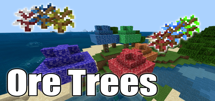Ores mod is a modification for minecraft pe that diversifies routine visits to mines with a large number of new ores. Ore Trees Minecraft Pe Mods Addons